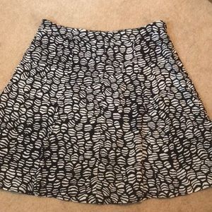 FINAL PRICE!!  LOFT black and gray skirt, EUC